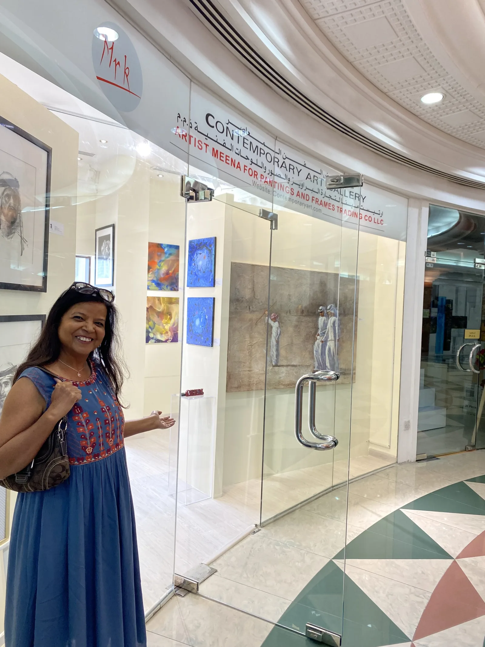 Usha Shukla's paintings at MRK Contemporary Gallery, Dubai