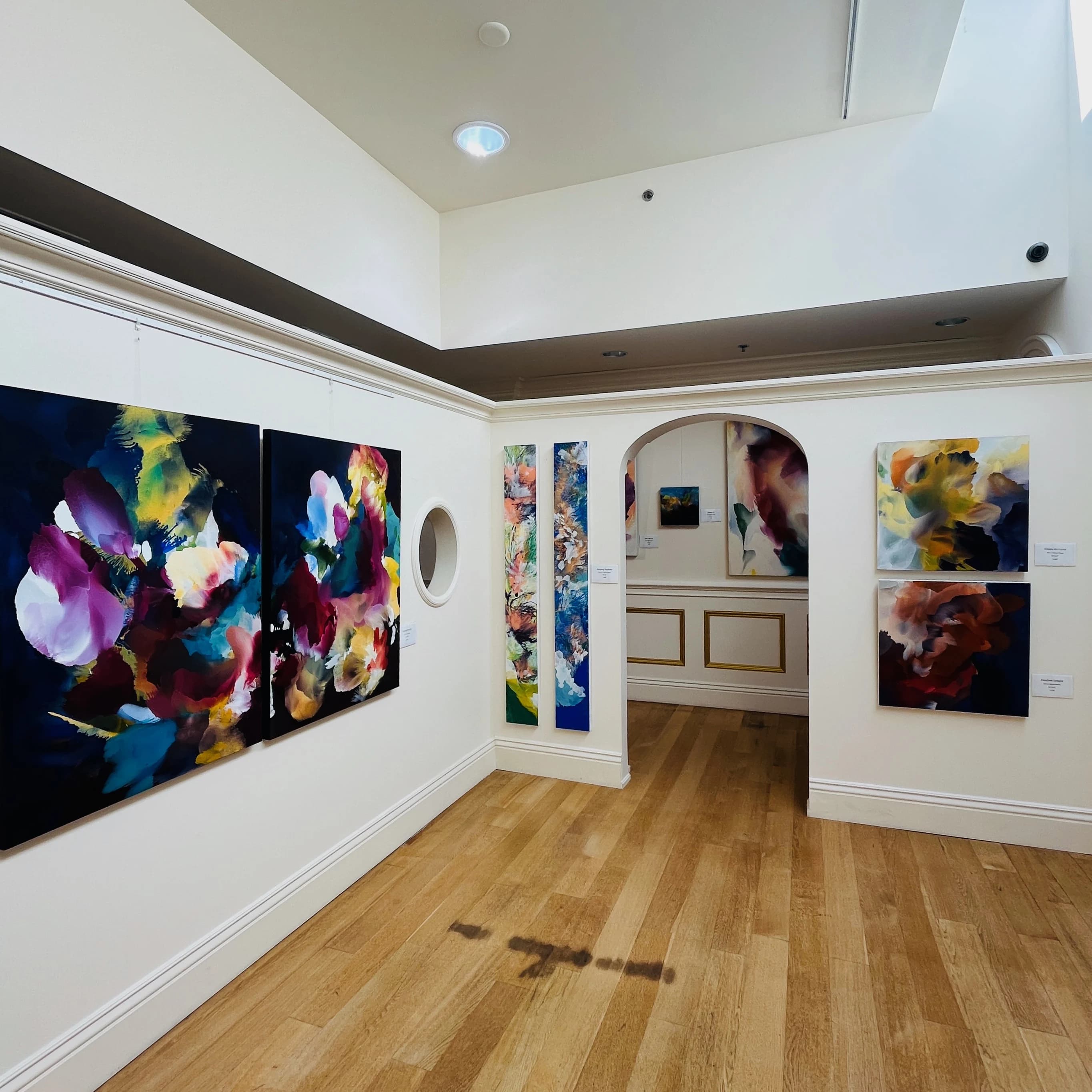 Usha Shukla's work at the International Art Museum of America, San Francisco